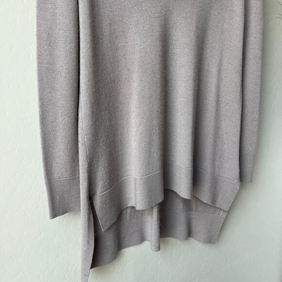 The Row Sweater Cashmere Gray V-Neck Long Sleeve Pullover Sweater Size M - Picture 5 of 10